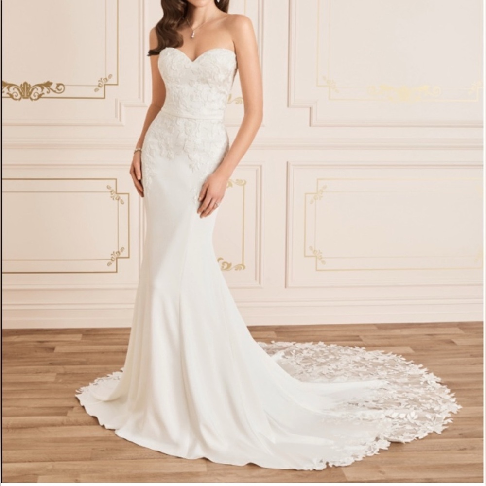 Sophia Tolli Y12036 Pippa Strapless Sweetheart Neckline Wedding Gown